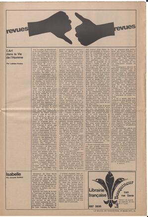Le Soleil de Vancouver, March 19, 1971, page 9