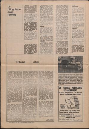 Le Soleil de Vancouver, March 5, 1971, page 14