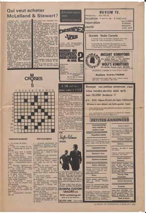 Le Soleil de Vancouver, March 5, 1971, page 13