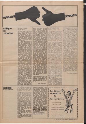 Le Soleil de Vancouver, March 5, 1971, page 9