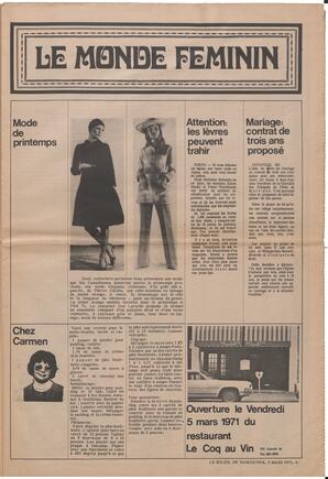 Le Soleil de Vancouver, March 5, 1971, page 5