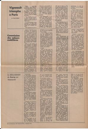 Le Soleil de Vancouver, March 5, 1971, page 4