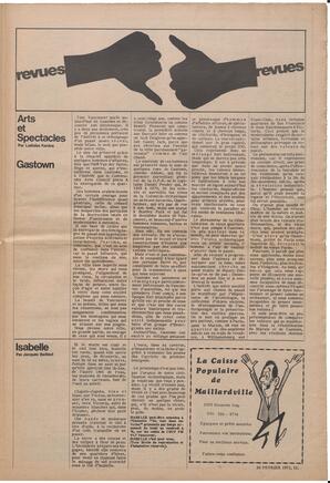 Le Soleil de Vancouver, February 26, 1971, page 9