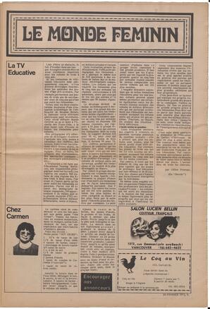 Le Soleil de Vancouver, February 26, 1971, page 5