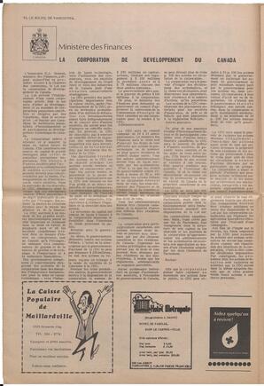 Le Soleil de Vancouver, February 19, 1971, page 6