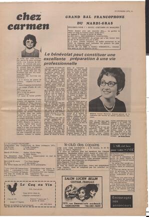 Le Soleil de Vancouver, February 19, 1971, page 5