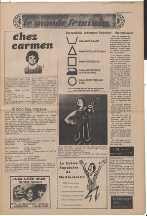Le Soleil de Vancouver, February 12, 1971, page 5