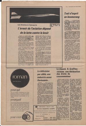 Le Soleil de Vancouver, November 27, 1970, page 12