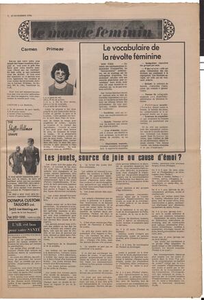 Le Soleil de Vancouver, November 27, 1970, page 5