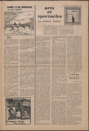 Le Soleil de Vancouver, November 20, 1970, page 13