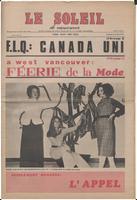 Le Soleil de Vancouver, October 23, 1970