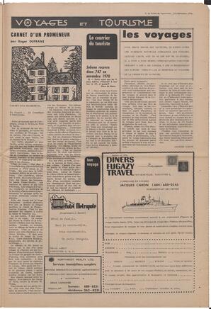 Le Soleil de Vancouver, September 18, 1970, page 13