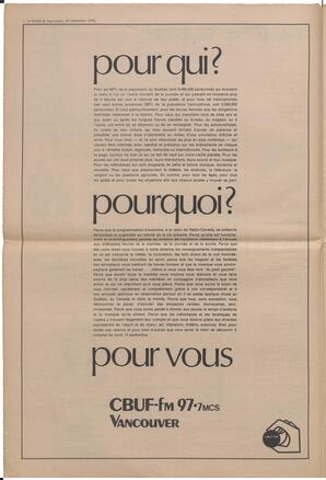 Le Soleil de Vancouver, September 18, 1970, page 4