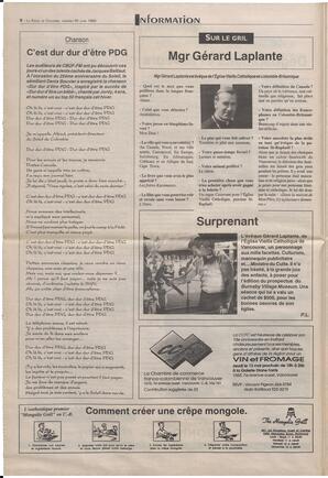 Le Soleil de Colombie, April 30, 1993, page 6