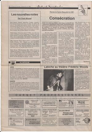 Le Soleil de Colombie, April 30, 1993, page 12