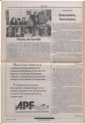 Le Soleil de Colombie, April 23, 1993, page 4