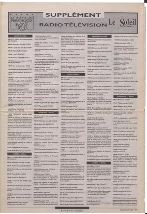 Le Soleil de Colombie, March 26, 1993, page 7