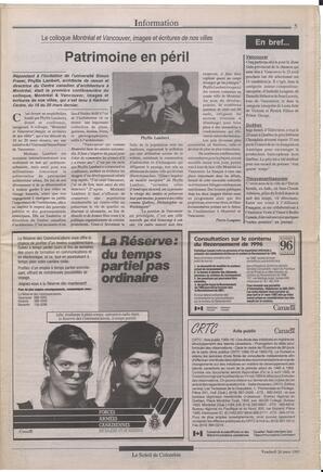 Le Soleil de Colombie, March 26, 1993, page 5
