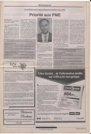 Le Soleil de Colombie, March 26, 1993, page 3