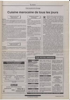 Le Soleil de Colombie, March 26, 1993, page 15