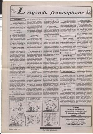 Le Soleil de Colombie, March 26, 1993, page 10