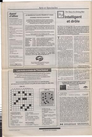 Le Soleil de Colombie, March 12, 1993, page 12
