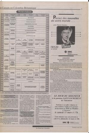 Le Soleil de Colombie, March 5, 1993, page 7