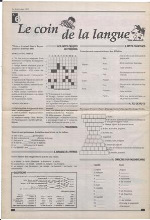 Le Soleil de Colombie, March 5, 1993, page 20