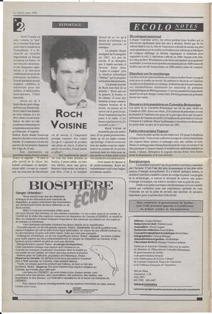 Le Soleil de Colombie, March 5, 1993, page 16