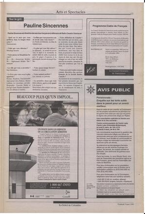 Le Soleil de Colombie, March 5, 1993, page 11