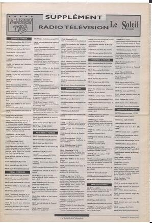 Le Soleil de Colombie, February 19, 1993, page 7