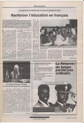 Le Soleil de Colombie, February 19, 1993, page 3