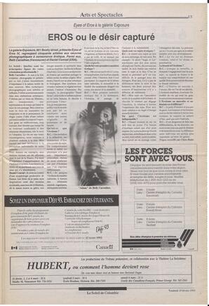 Le Soleil de Colombie, February 19, 1993, page 13