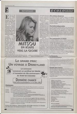 Le Soleil de Colombie, February 12, 1993, page 19