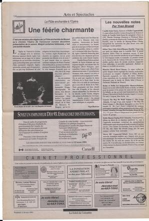 Le Soleil de Colombie, February 12, 1993, page 14