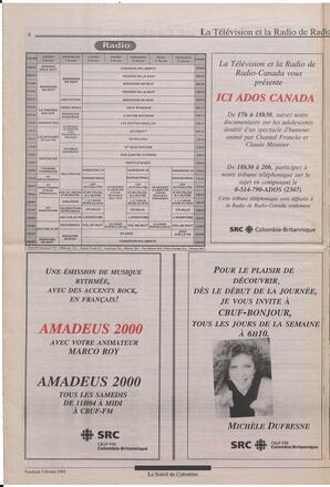 Le Soleil de Colombie, February 5, 1993, page 8