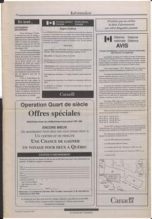 Le Soleil de Colombie, January 15, 1993, page 16