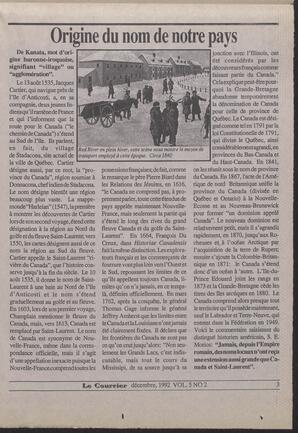 Le Soleil de Colombie, December 18, 1992, page 26