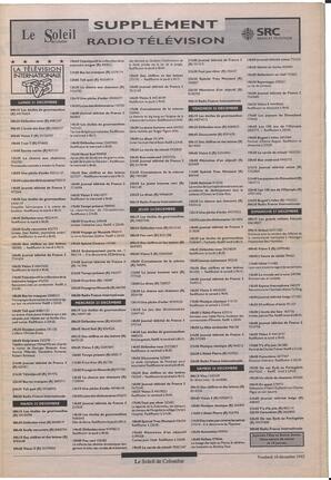 Le Soleil de Colombie, December 18, 1992, page 11