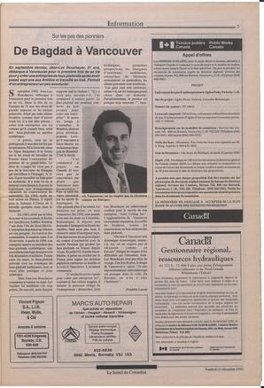 Le Soleil de Colombie, December 11, 1992, page 5