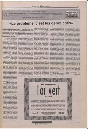 Le Soleil de Colombie, December 11, 1992, page 12