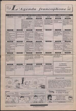 Le Soleil de Colombie, December 4, 1992, page 9