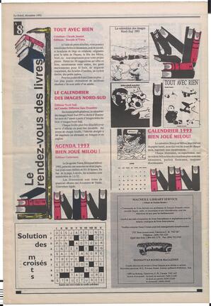 Le Soleil de Colombie, December 4, 1992, page 22
