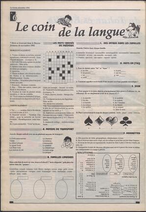 Le Soleil de Colombie, December 4, 1992, page 20