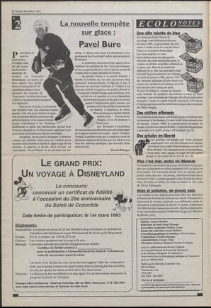 Le Soleil de Colombie, December 4, 1992, page 17