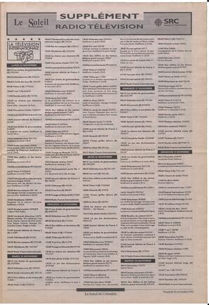 Le Soleil de Colombie, November 20, 1992, page 7