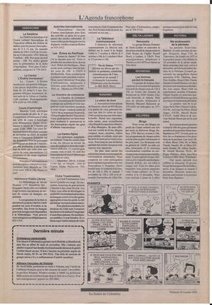 Le Soleil de Colombie, October 30, 1992, page 14