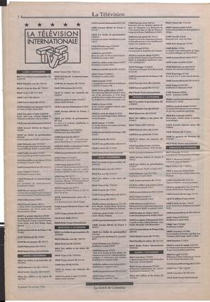 Le Soleil de Colombie, October 30, 1992, page 13