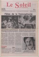 Le Soleil de Colombie, October 23, 1992