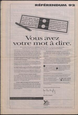 Le Soleil de Colombie, October 16, 1992, page 14